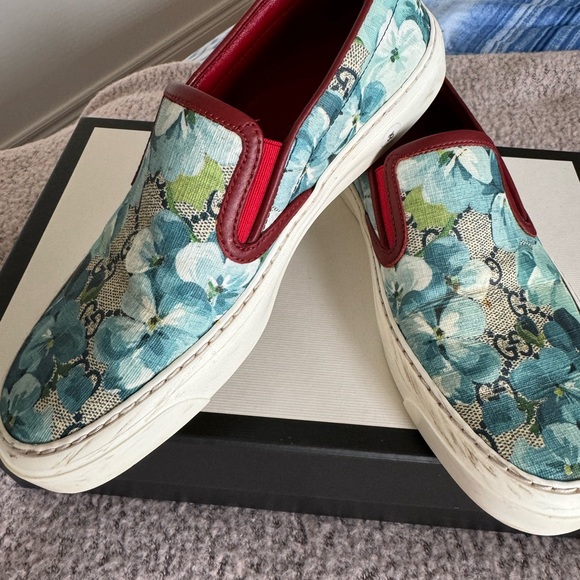 Gucci Supreme flora slip on sneakers - Picture 7 of 10